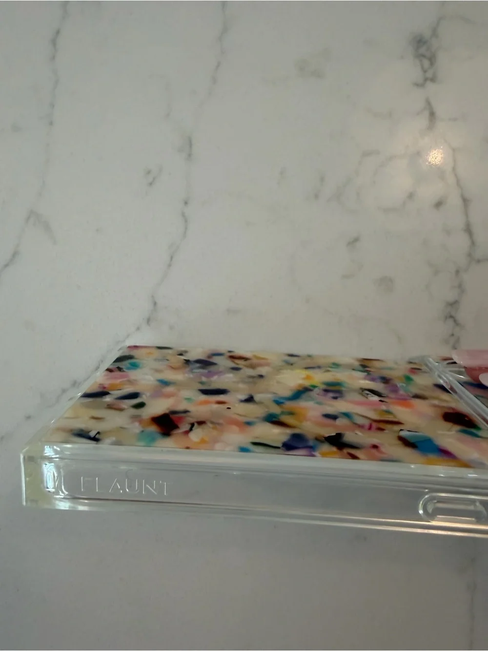 Clear Terrazzo Multicolor Phone Case - Stylish Protection